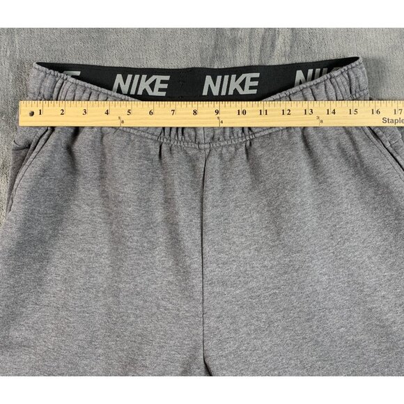 Nike Men's L Dri-Fit Graphic Taper Fitness Pants Gray CU6775-071 - Picture 7 of 8